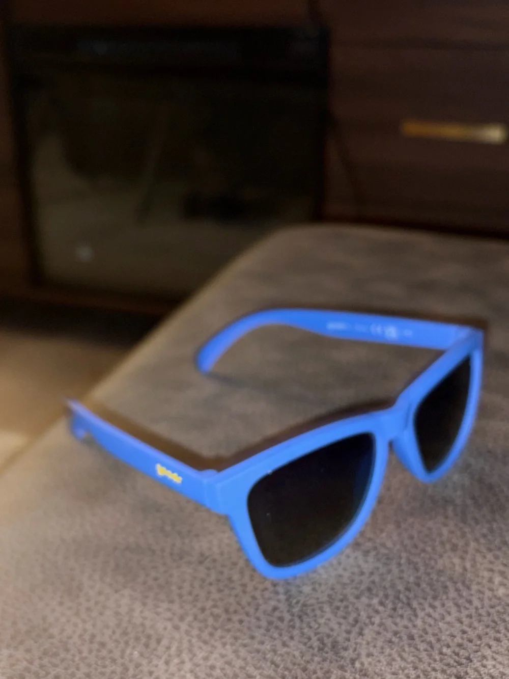 Goodr Blue Sunglasses — Lightweight UV Protection for Active Kids